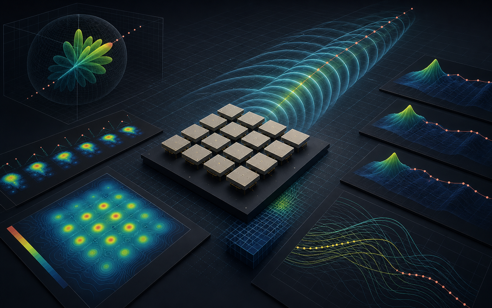Computational electromagnetics and high-frequency simulation visual